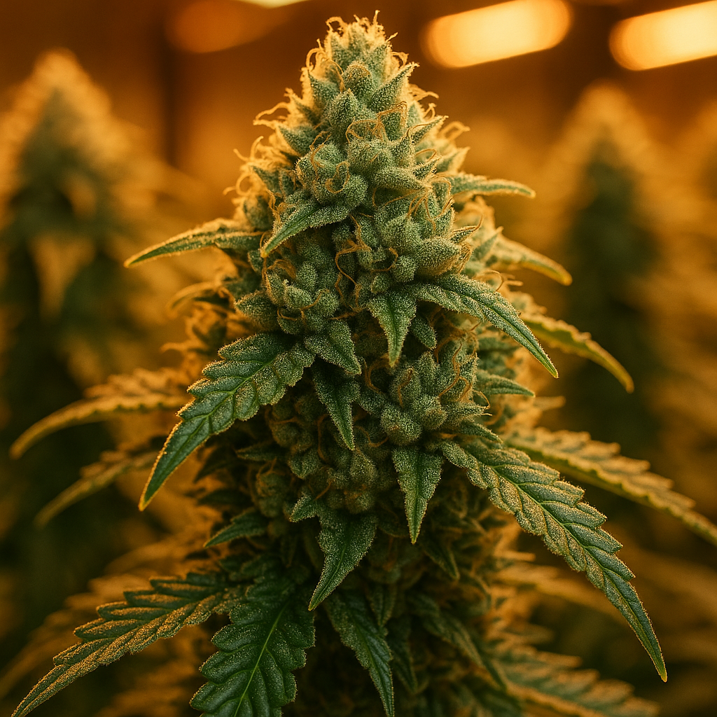 Master Kush Feminized week 7 flowering under LED